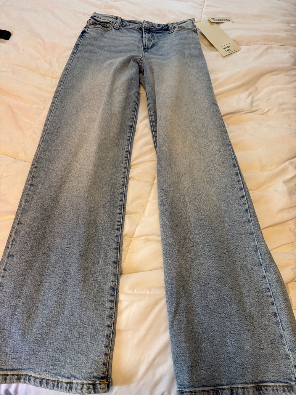 No Boundaries Light Blue Wide-Leg Jeans